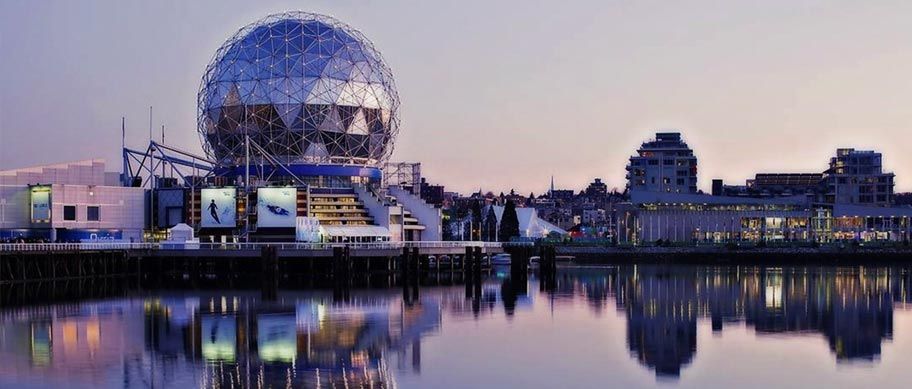 A spherical building in Canada