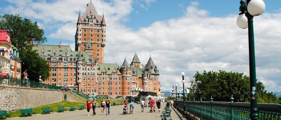 Classical building in in Canada